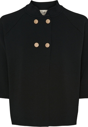 Tröjor/Koftor - Jena Poncho Blouse – Black